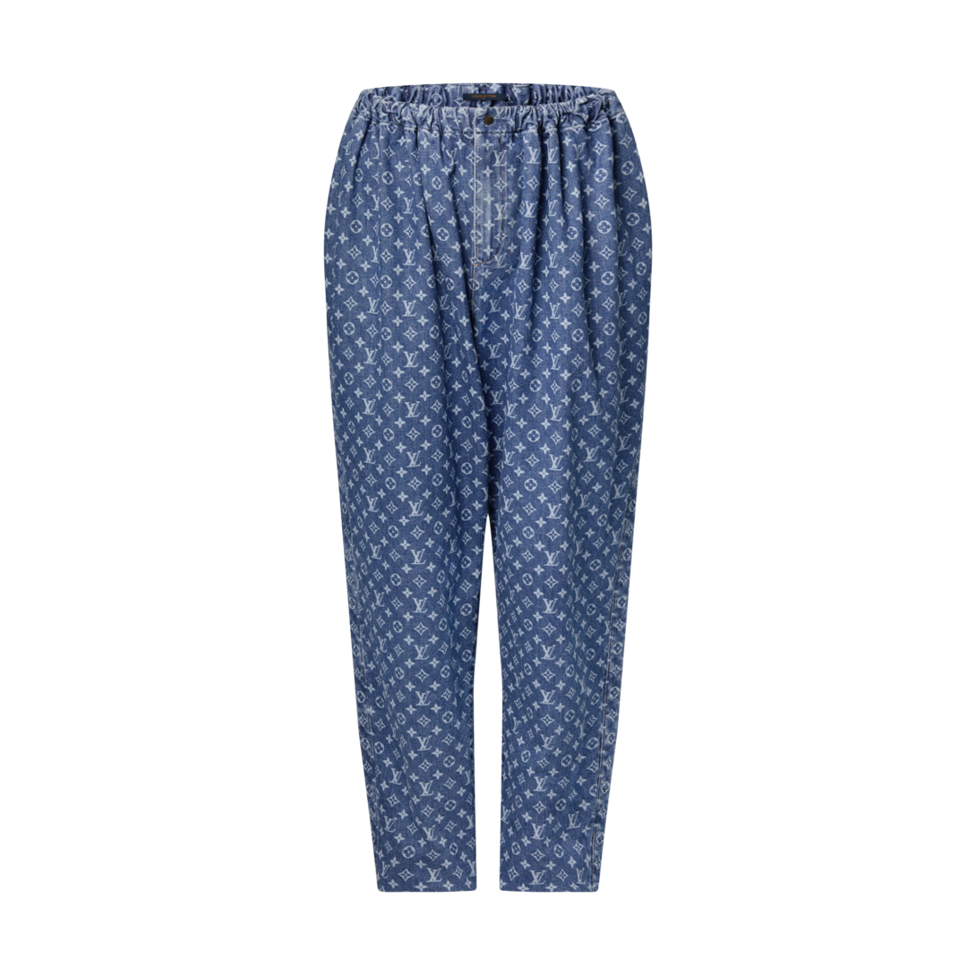 新作*LOUIS VUITTON*モノグラムデニムパンツ レディース 1AI20 louis-vuitton-monogram-denim-